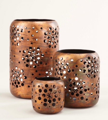 Ensemble de 3 bougeoirs 