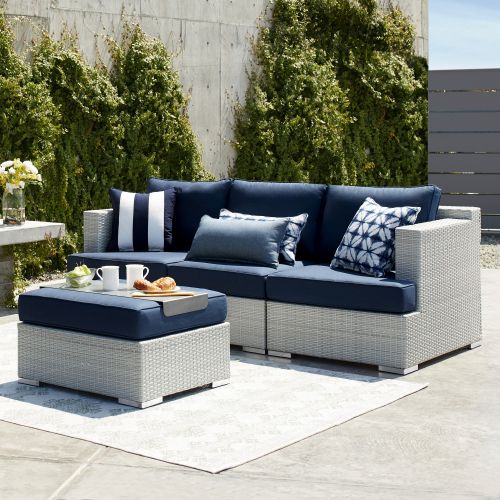 Milano 4pc Seating Set (Blue)