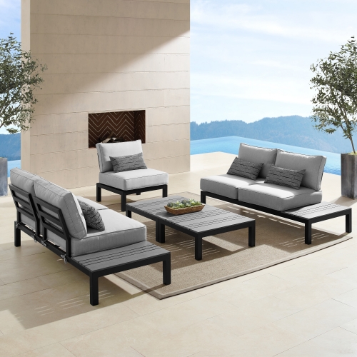 Ensemble sofa extérieur 5 pièces Colonial