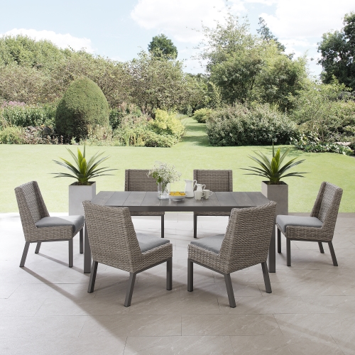 Ensemble repas Eden 7 pièces ( GRIS ) 