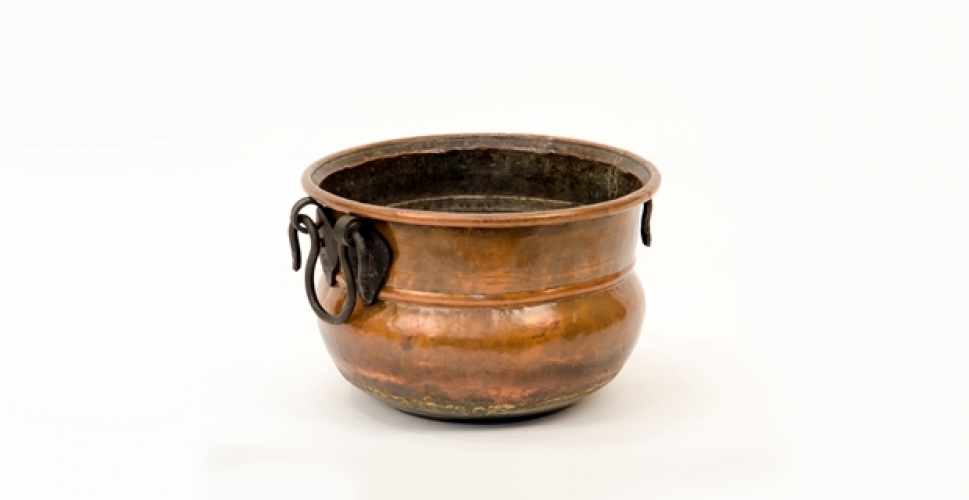 Belly Pot décoratif en cuivre  ( moyen )  