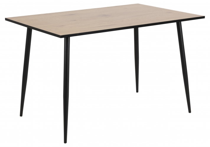 Wilma table repas effet chêne
