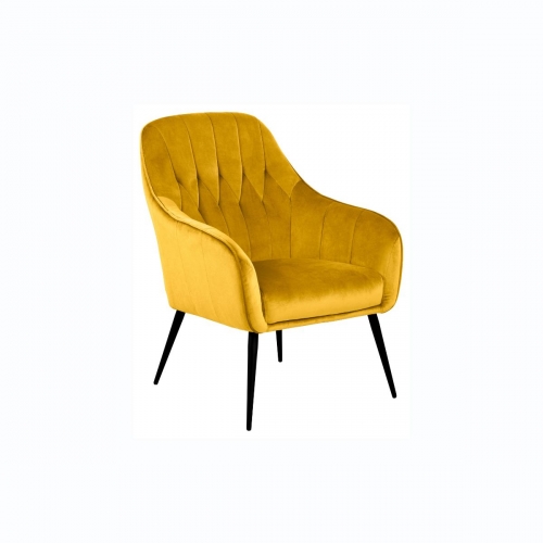 Chaise d'appoint Pello Jaune Or