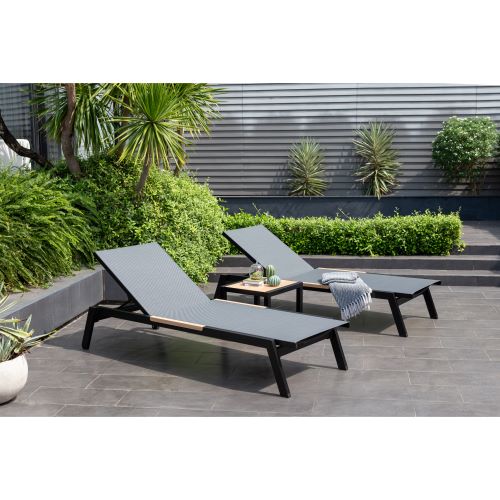 Ensemble chaises longues 3 pièces Panama